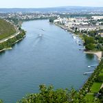 Ausblick auf den Rhein bei Andernach